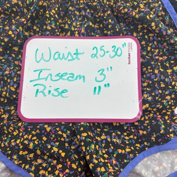 Nike Dri-Fit Lined Running Shorts S Black Purple Floral Dark Cottagecore Active - Picture 3 of 6